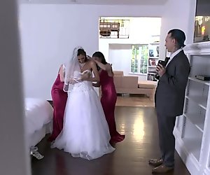 Fantastisk bröllop knulla med gianna dior & bridesmaids pov